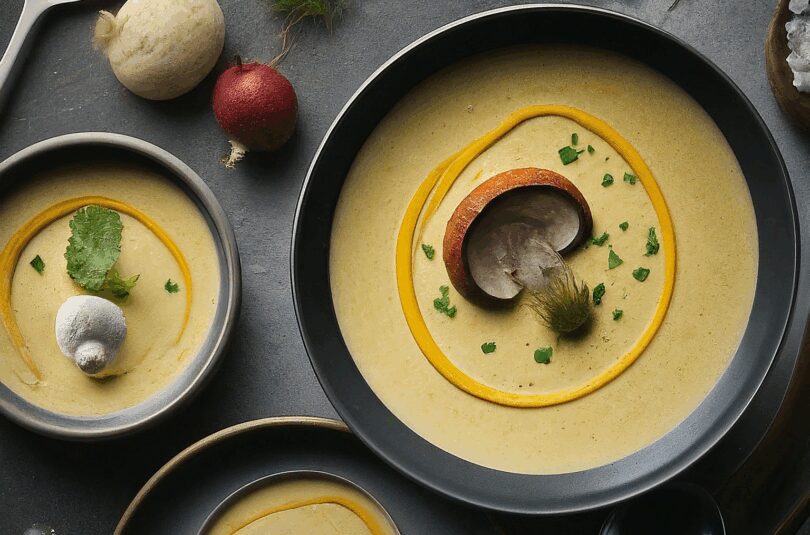 Cremige Pilzsuppe