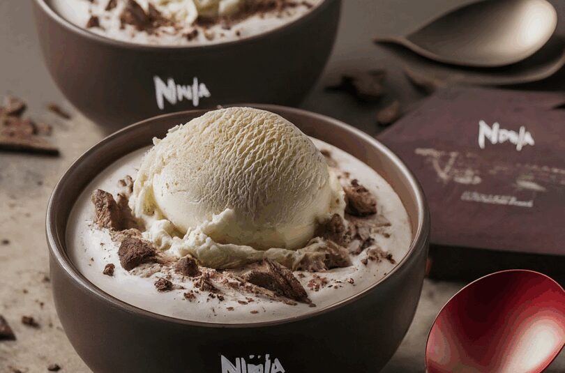 Cremiges Schokoladeneis aus der Ninja Eismaschine