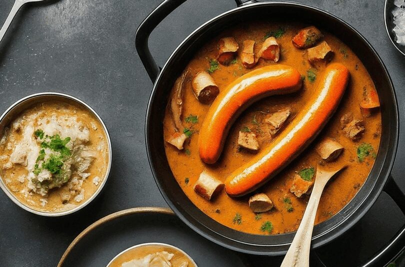 Deftiges-Wurstgulasch-–-Ein-Klassiker-neu-interpretiert Deftiges Wurstgulasch – Ein Klassiker neu interpretiert