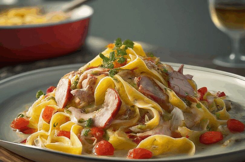 Einfacher-Nudel-Schinken-Auflauf-–-Chefkoch-Style Einfacher Nudel-Schinken-Auflauf – Chefkoch Style