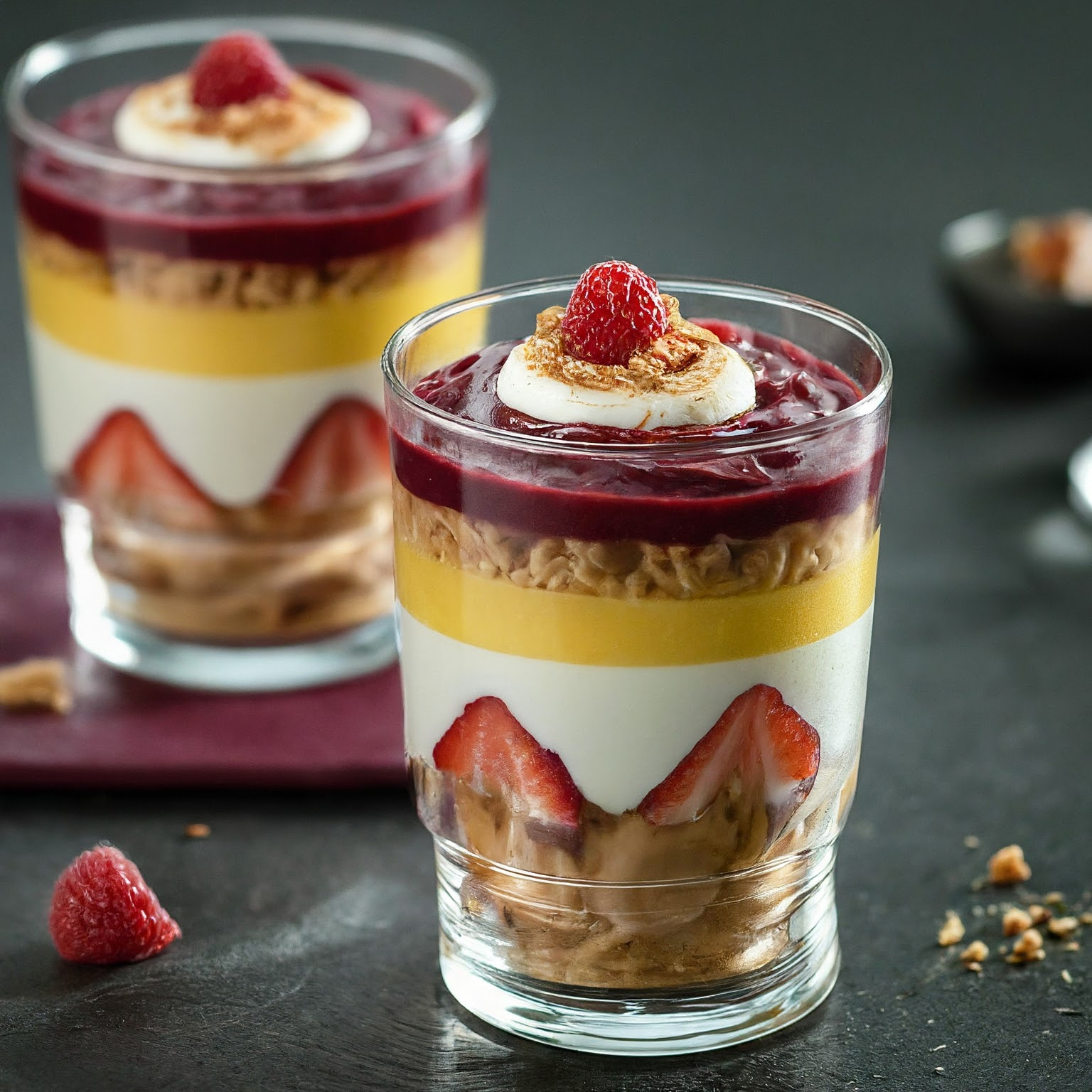 Einfaches-Trifle-im-Glas Einfaches Trifle im Glas