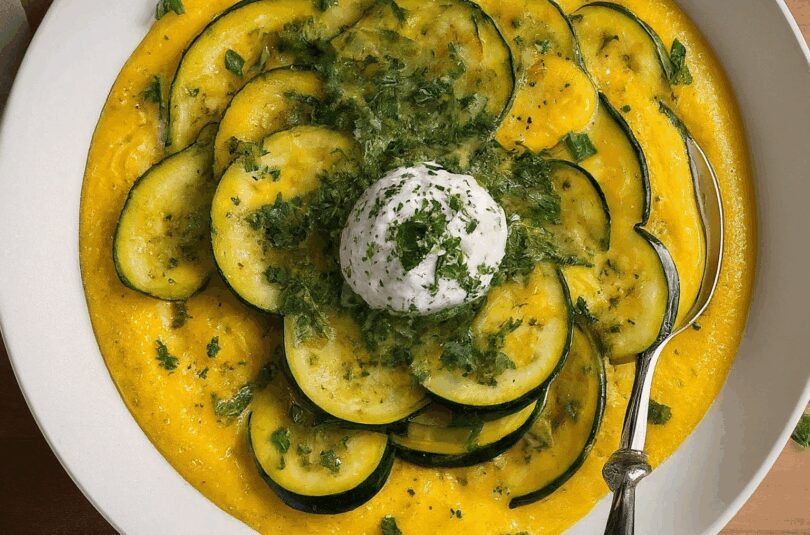 Einfaches Zucchinigemüse