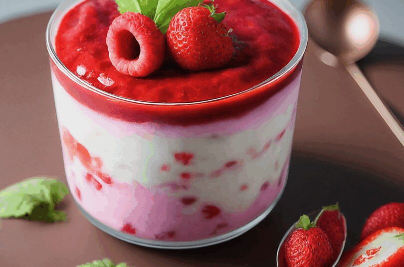 Erdbeer Joghurt Eis – erfrischend und leicht