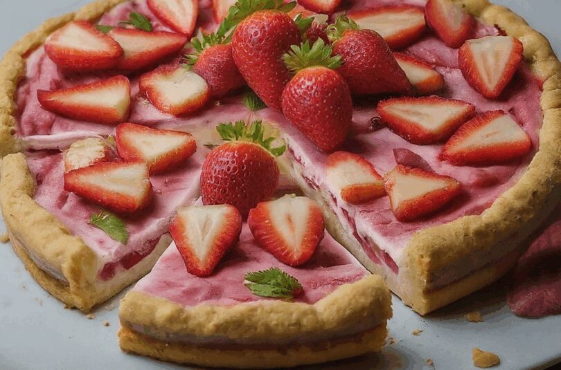 Erdbeer-Kaesekuchen-–-Erdbeer-Kaesekuchen-Schnitten Erdbeer Käsekuchen – Erdbeer Kaesekuchen Schnitten