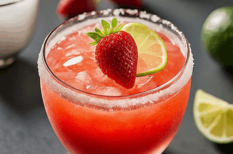 Erdbeer Margarita – Der fruchtige Sommercocktail