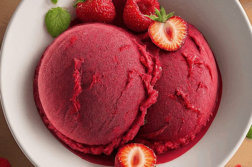Erdbeer-Sorbet-–-Erfrischend-und-fruchtig Erdbeer Sorbet – Erfrischend und fruchtig