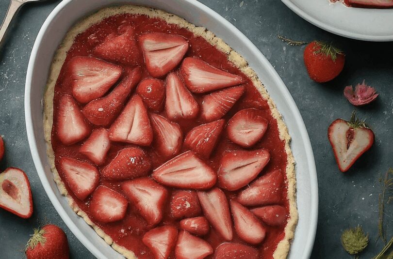 Erdbeerkuchen-Einfach-–-Schneller-Erdbeerkuchen Erdbeerkuchen Einfach – Schneller Erdbeerkuchen