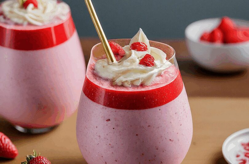 Erdbeermilchshake – Cremiger Genuss im Handumdrehen