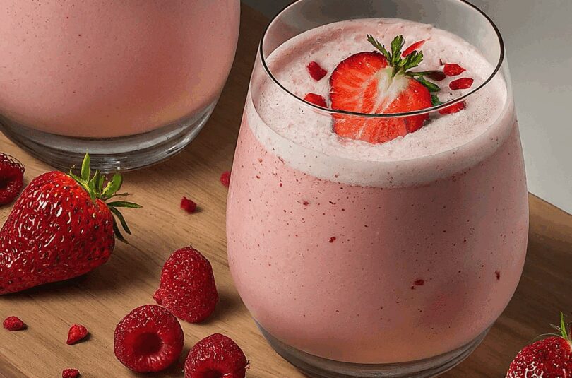Erdbeershake – Cremig und erfrischend