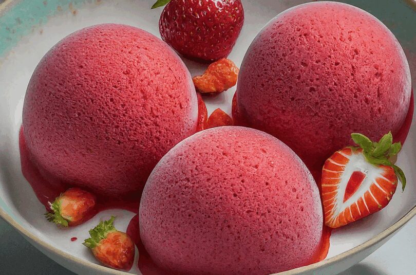Erdbeersorbet-–-Erdbeer-Sorbet Erdbeersorbet – Erdbeer Sorbet