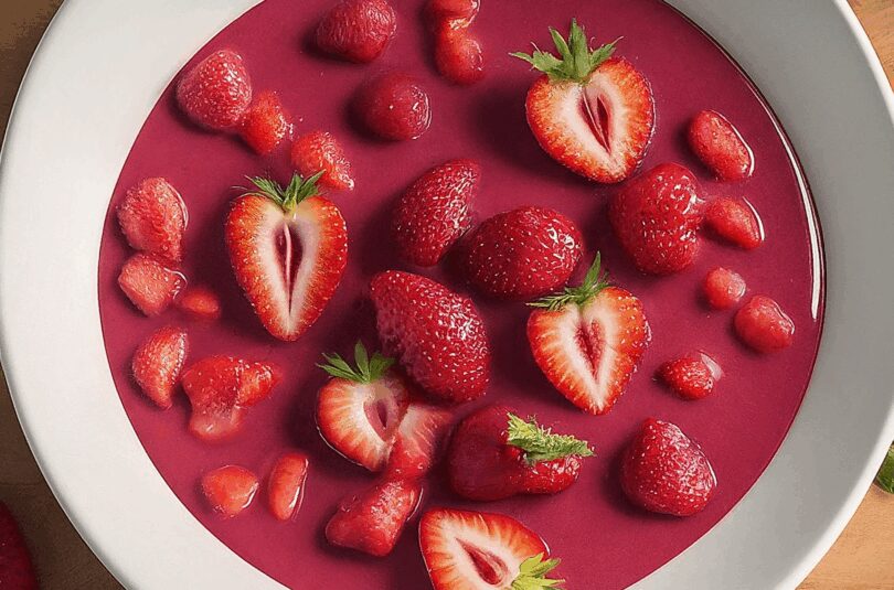 Erdbeersosse-Rezept-–-Erdbeersosse Erdbeersoße Rezept – Erdbeersosse