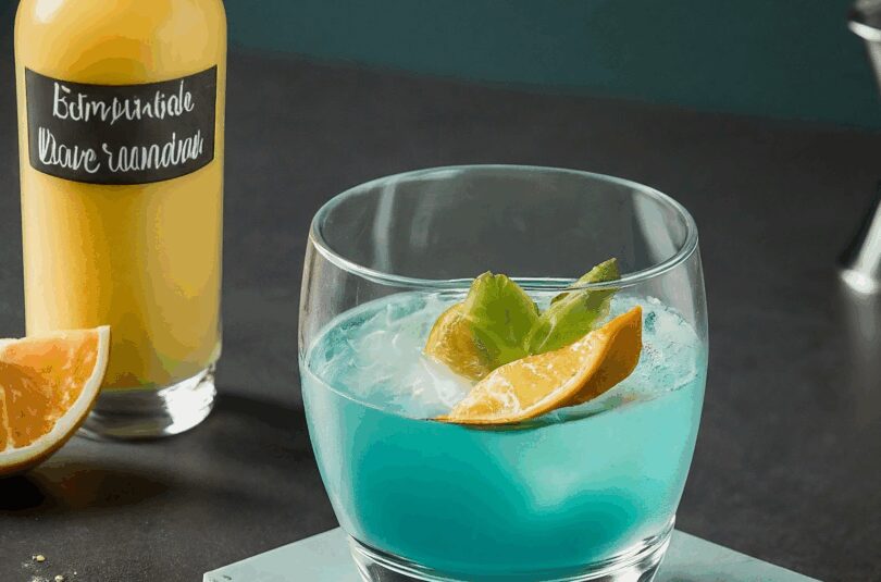 Erfrischender Blue Curacao Cocktail