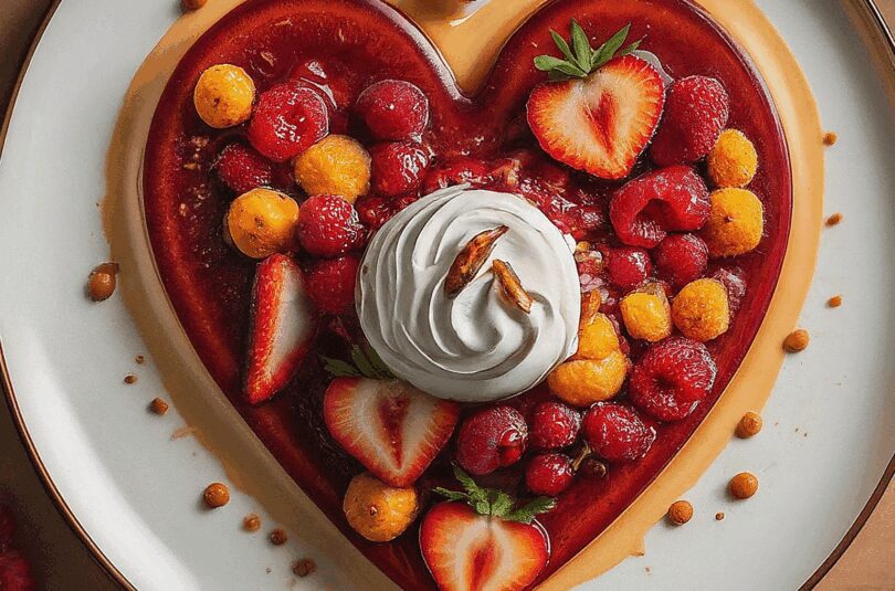 Flammendes Herz – Ein feuriges Dessert