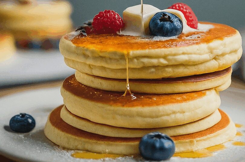 Fluffy-Buttermilk-Pancakes Fluffy Buttermilk Pancakes