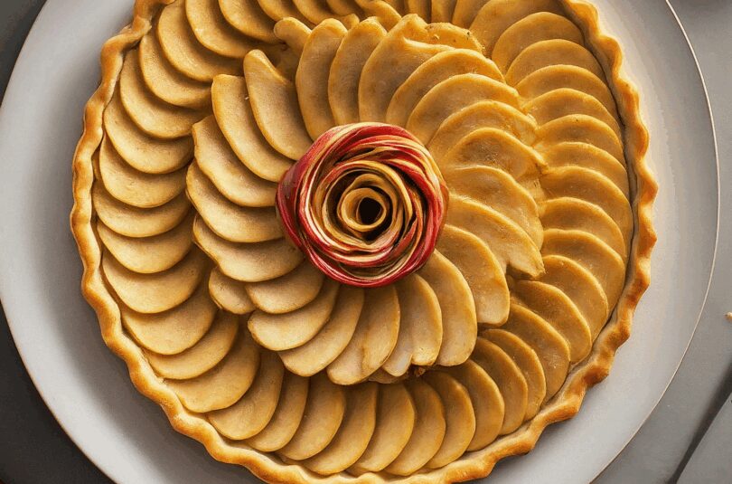 Französische Apfeltarte