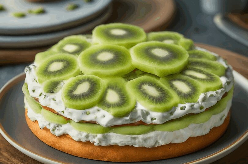 Frischkaese-Kiwi-Torte-8211-erfrischend-leicht Frischkäse-Kiwi-Torte – erfrischend leicht
