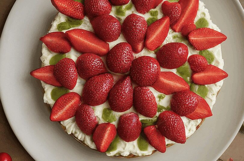 Frischkaese-Torte-–-Schnelle-Frischkaesetorte Frischkäse Torte – Schnelle Frischkaesetorte