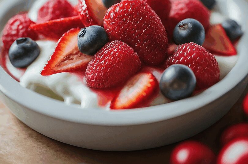 Fruchteis selber machen – cremiges Joghurt-Fruchteis