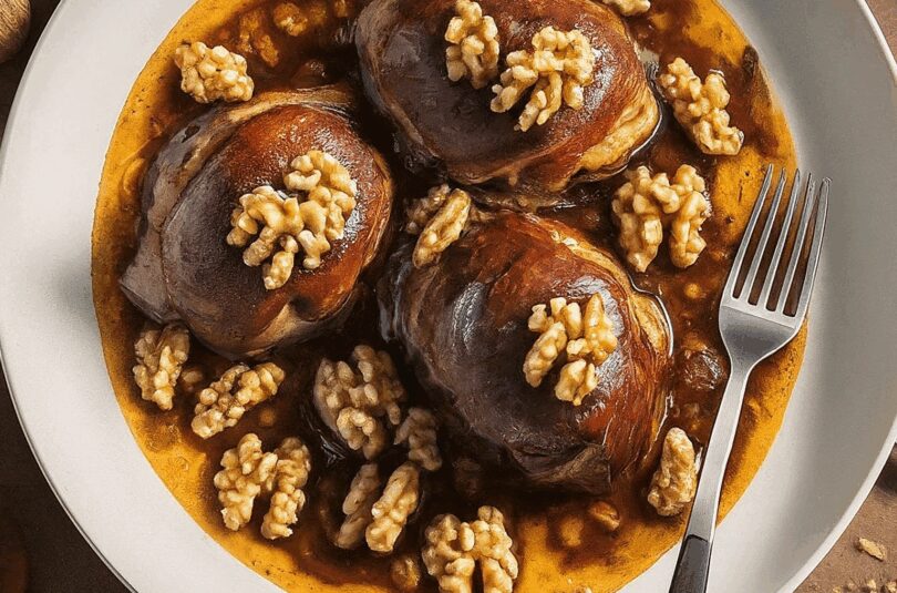 Gebackene Feigen mit Honig und Walnüssen
