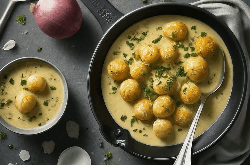 Gebratene Zuckerschoten mit Knoblauch