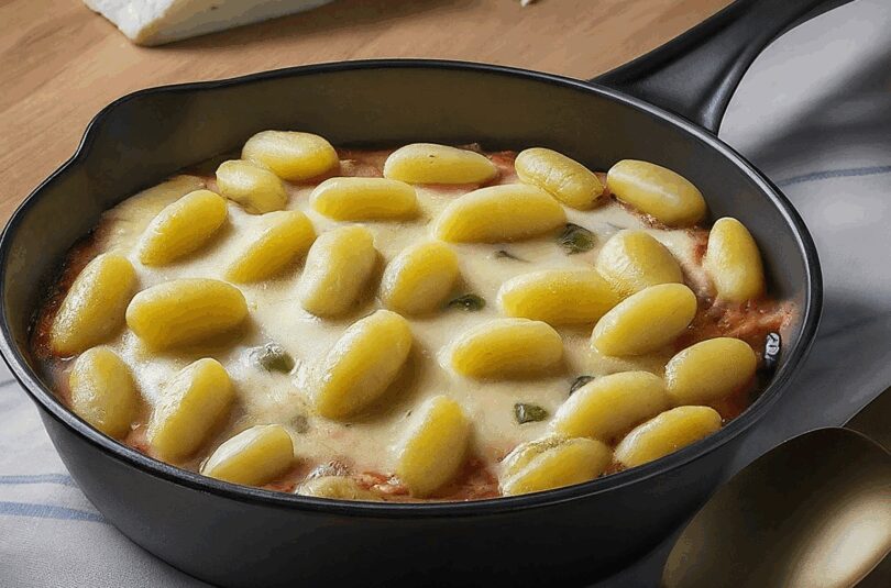Gnocchi-Auflauf-–-Cremiger-Genuss-mit-Kaese-ueberbacken Gnocchi Auflauf – Cremiger Genuss mit Käse überbacken