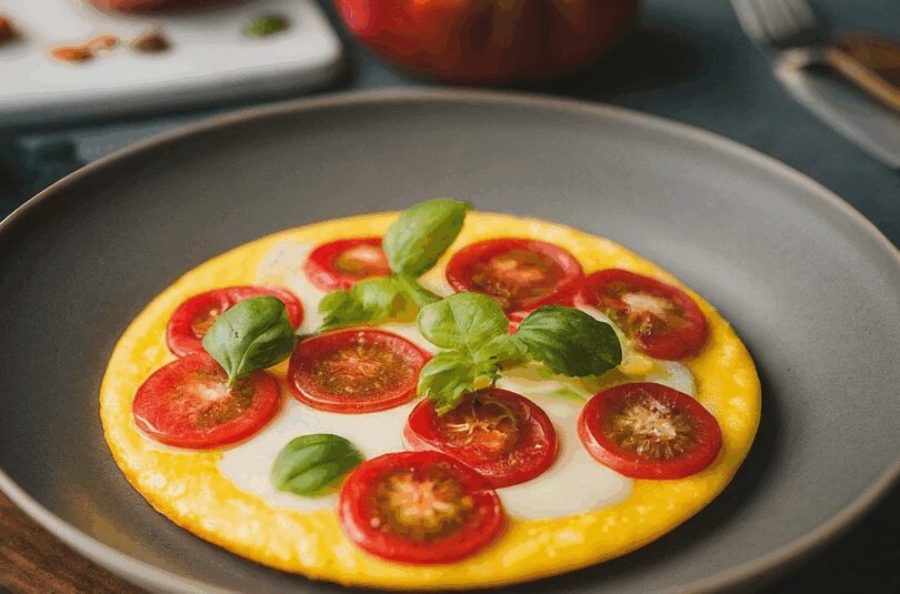 Gouda Käse-Omelett mit Tomaten