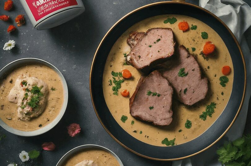 Hackbraten Mit Soße – Saftiger Hackbraten Mit Sosse