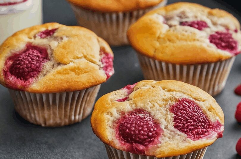 Himbeer Buttermilch Muffins