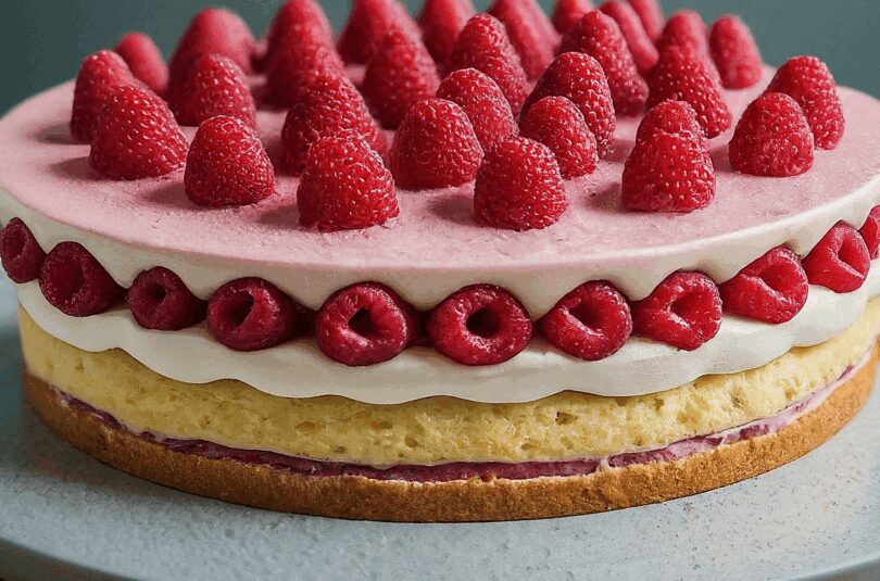 Himbeer Schmand Torte – Frische Himbeertorte Mit Schmand