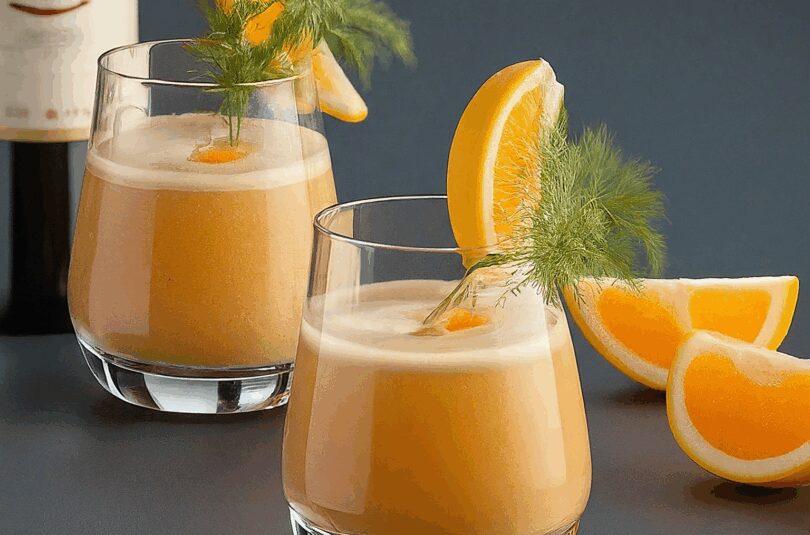 Hugo Cocktail mit gekauftem Holundersirup