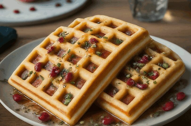 Kaesewaffeln-–-Herzhaft-038-Schnell Käsewaffeln – Herzhaft & Schnell