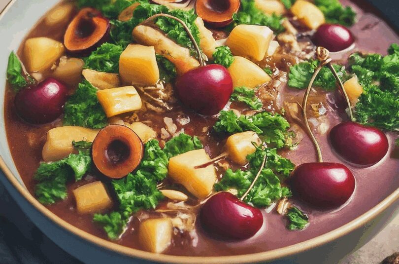 Kaltschale Rezept – Kaltschale mit Beeren oder Kirschen