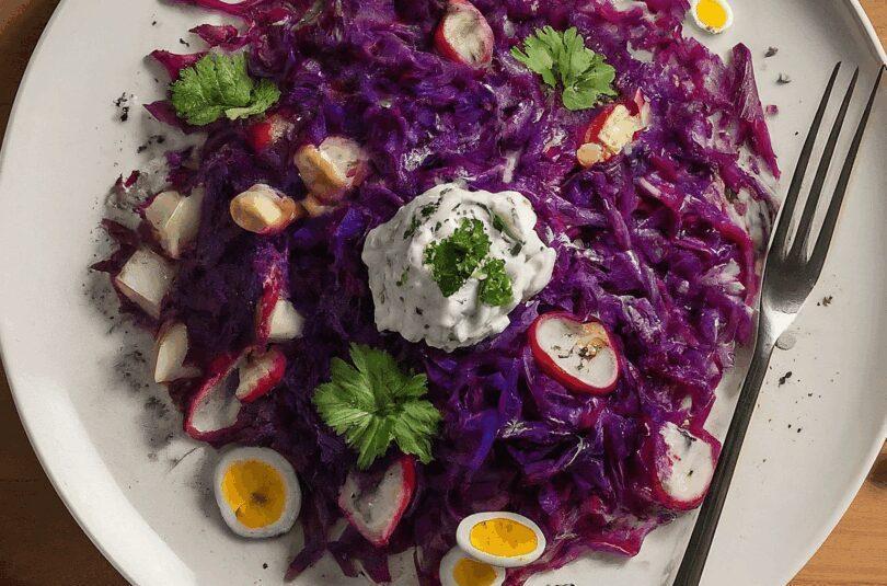 Klassischer Blaukrautsalat
