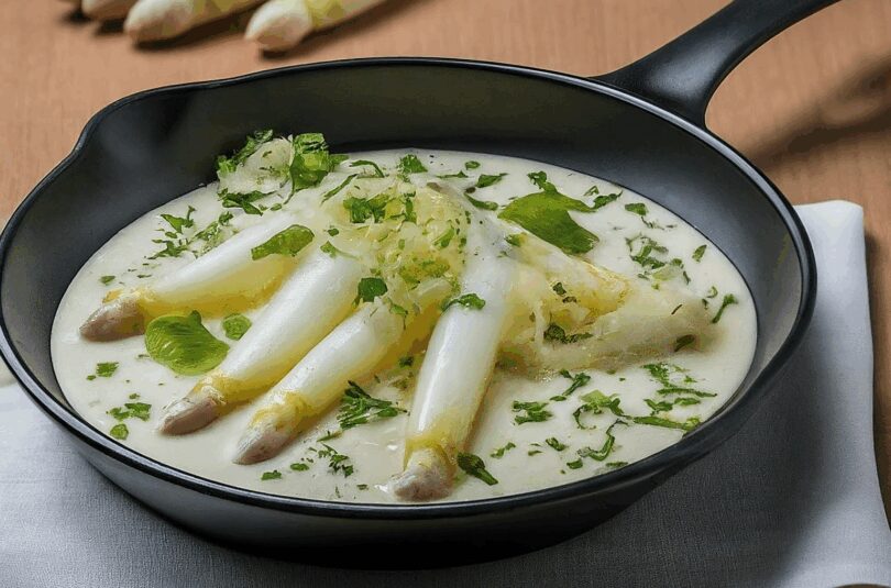 Klassischer-weisser-Spargel Klassischer weißer Spargel