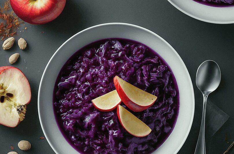 Klassisches Blaukraut mit Apfel und Gewürzen