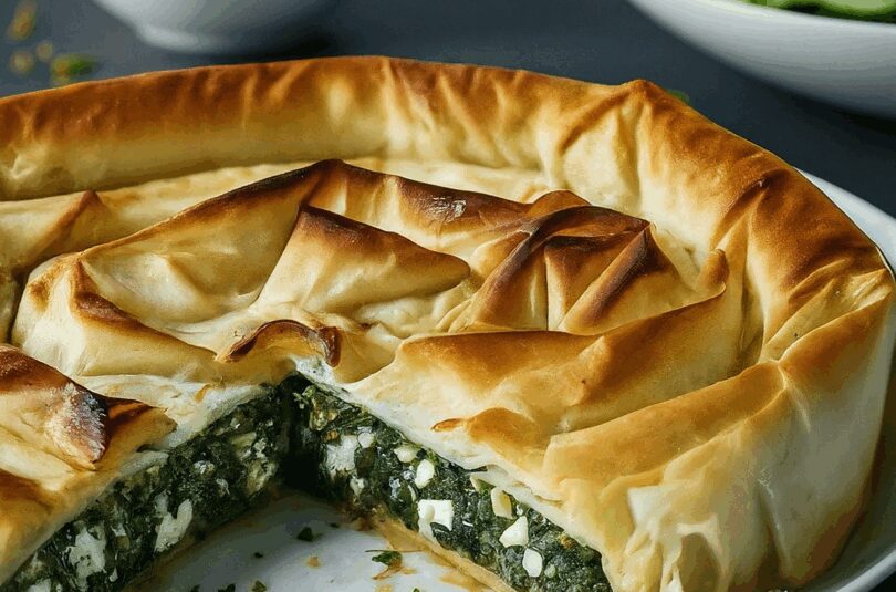 Knusprige-Spanakopita-–-Ein-griechischer-Klassiker Knusprige Spanakopita – Ein griechischer Klassiker