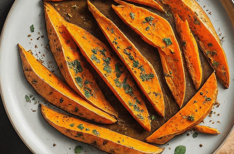 Knusprige-Suesskartoffel-Wedges Knusprige Süßkartoffel-Wedges