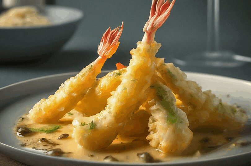 Knusprige-Tempura-Garnelen Knusprige Tempura Garnelen