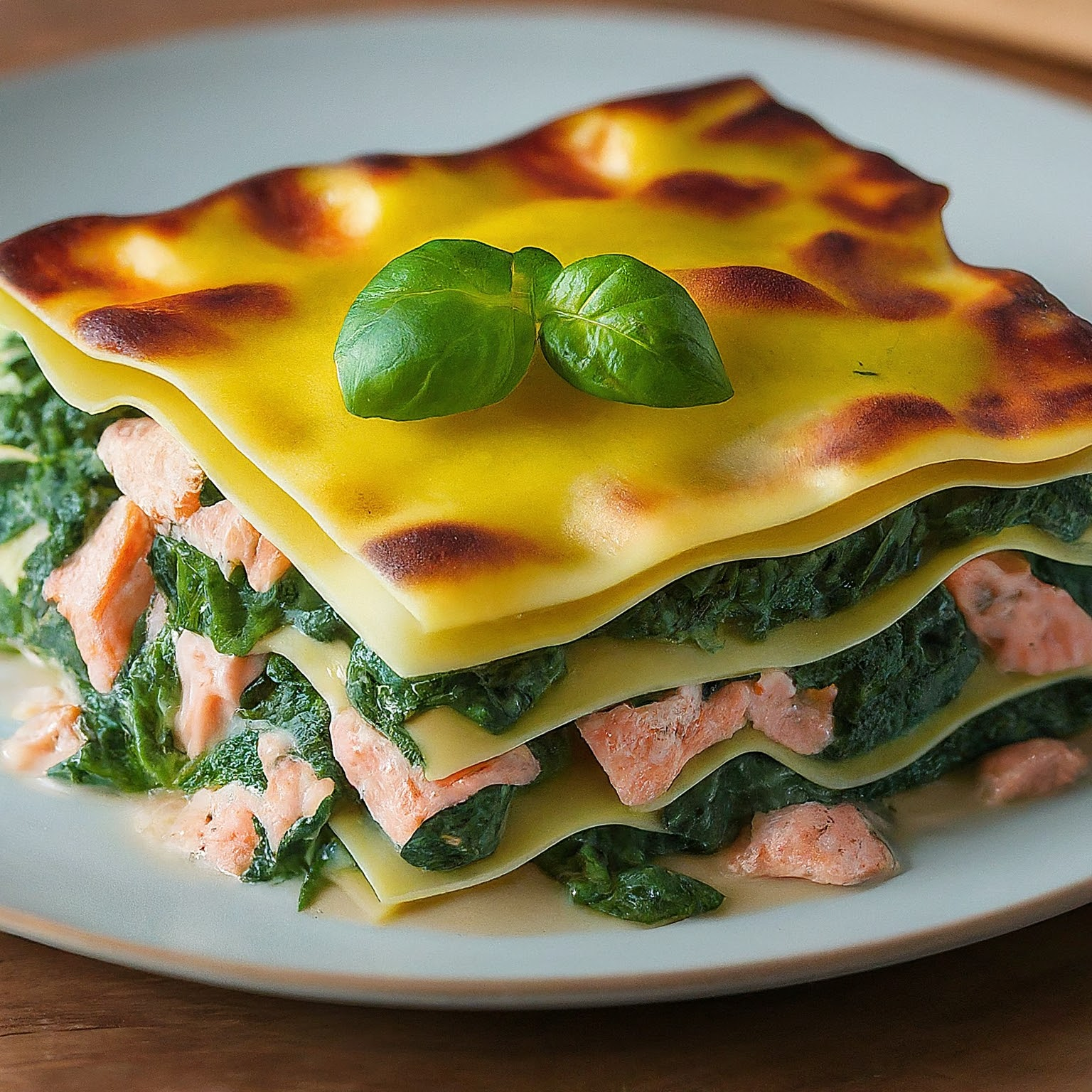 Lachs-Spinat-Lasagne-–-Lachs-Lasagne-Mit-Spinat Lachs Spinat Lasagne – Lachs Lasagne Mit Spinat