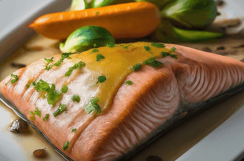 Lachsforellenfilet Mit Haut Im Backofen – Lachsforelle Aus Dem Backofen