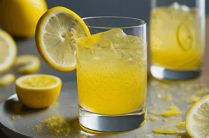 Limoncello Spritz mit Sekt