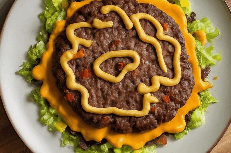 Low Carb Big Mac Rolle