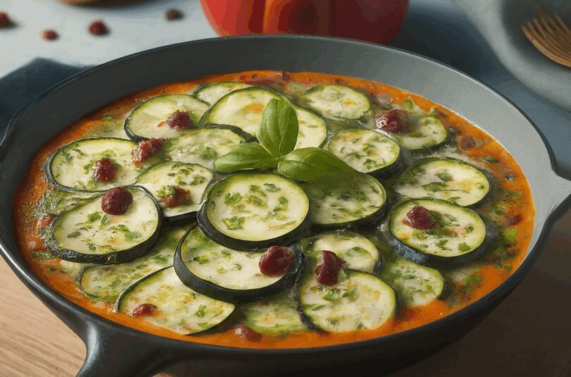 Mediterrane Zucchini-Pfanne