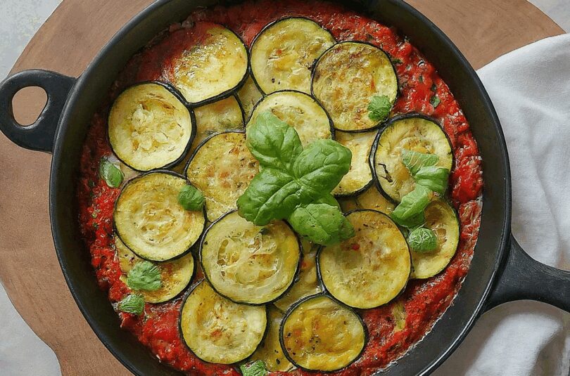 Mediterrane Zucchini Pfanne