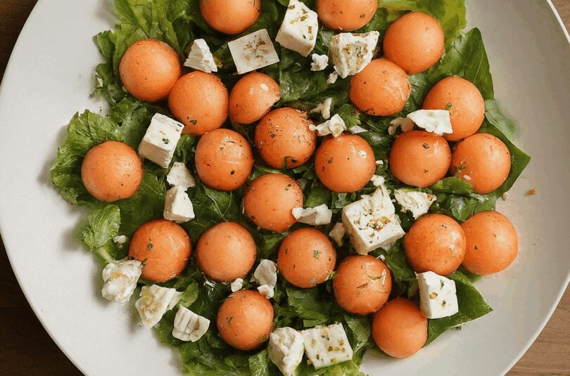 Melonensalat mit Feta