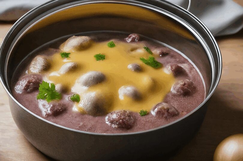 Mett-Nudelauflauf mit Thüringer Mett