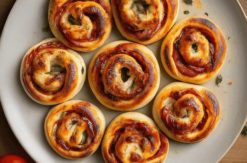 Mini-Pizzaschnecken für die schnelle Party