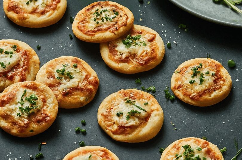 Mini-Pizzen vom Blech – Der Party-Hit