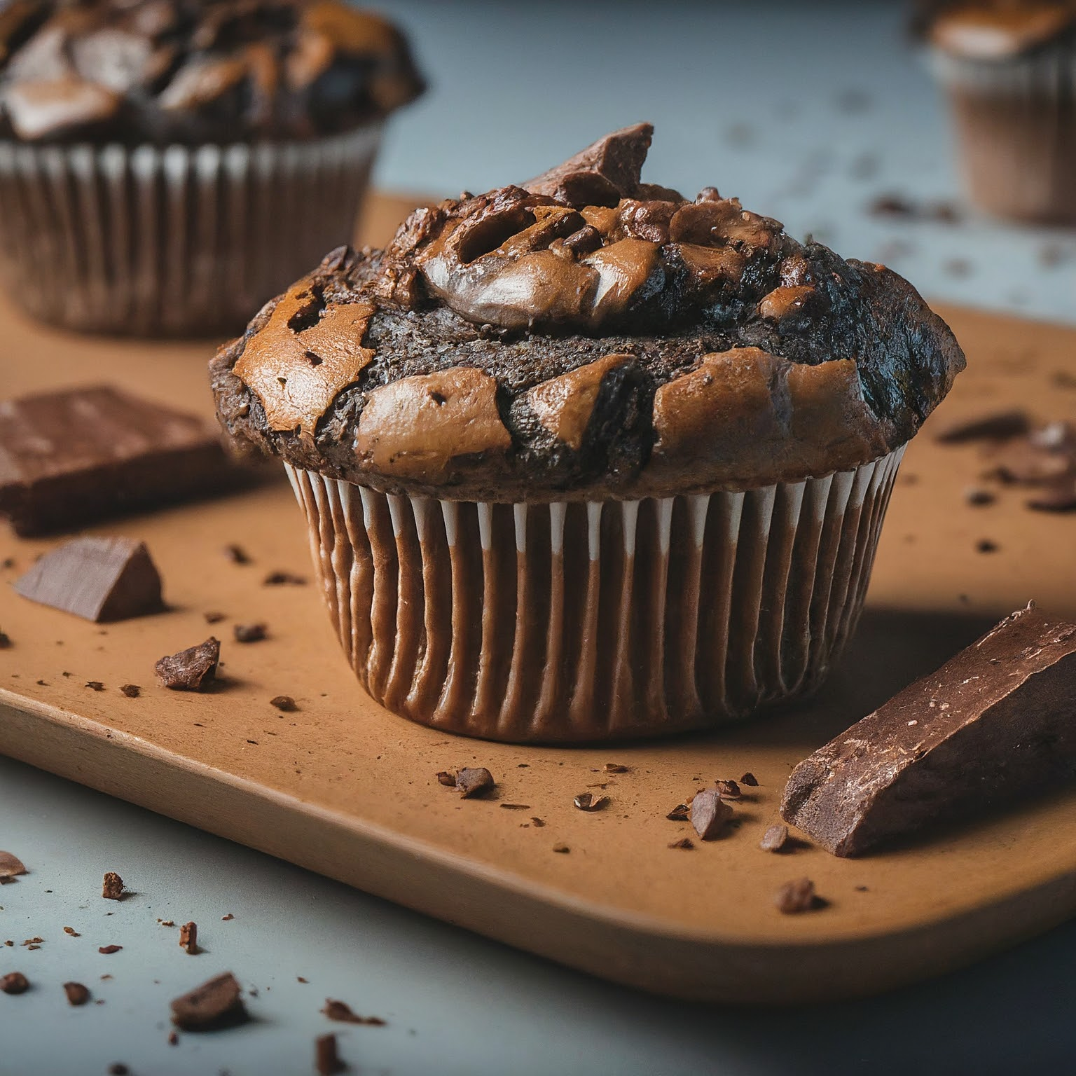 Muffins-Schoko-–-Schoko-Muffins Muffins Schoko – Schoko Muffins