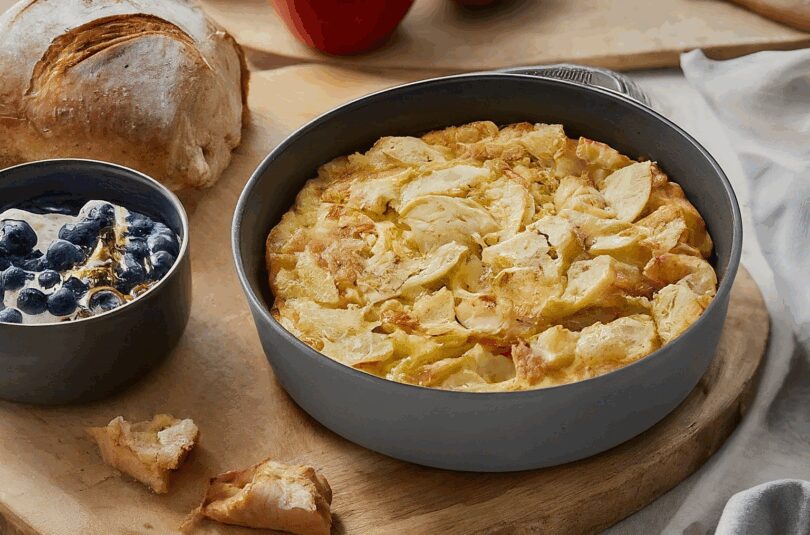 Nachmittagsbrei – Dinkel Zwieback mit Apfel und Birne